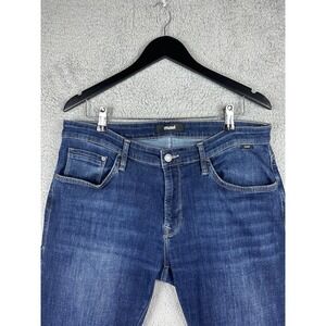 Mavi Jeans Mens 33x28 Blue Denim Slim Fit Distressed Back Pocket Casual Pants